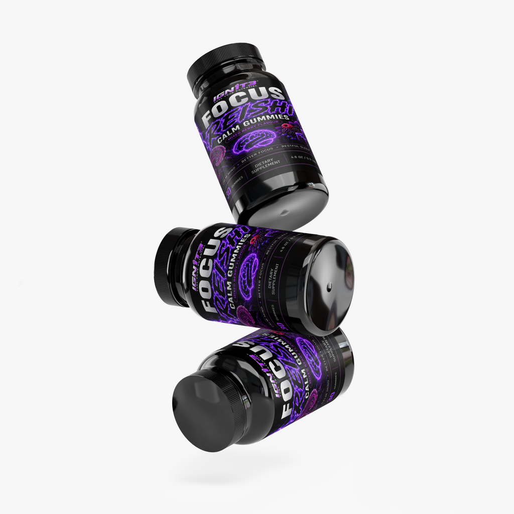 IGN1T3 - Focus - Reishi Relax Gummies - Blackberry Fruity