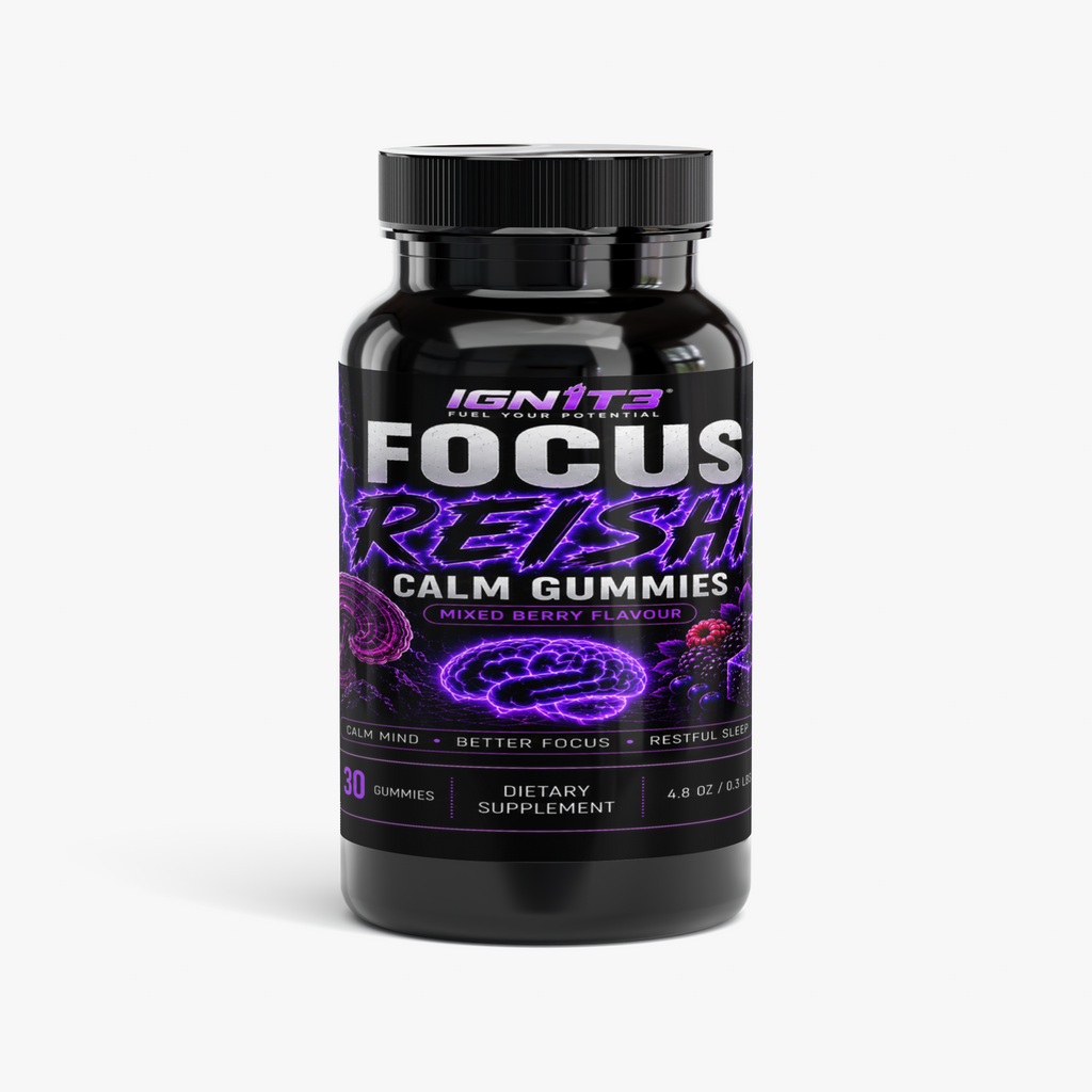 IGN1T3 - Focus - Reishi Relax Gummies - Blackberry Fruity