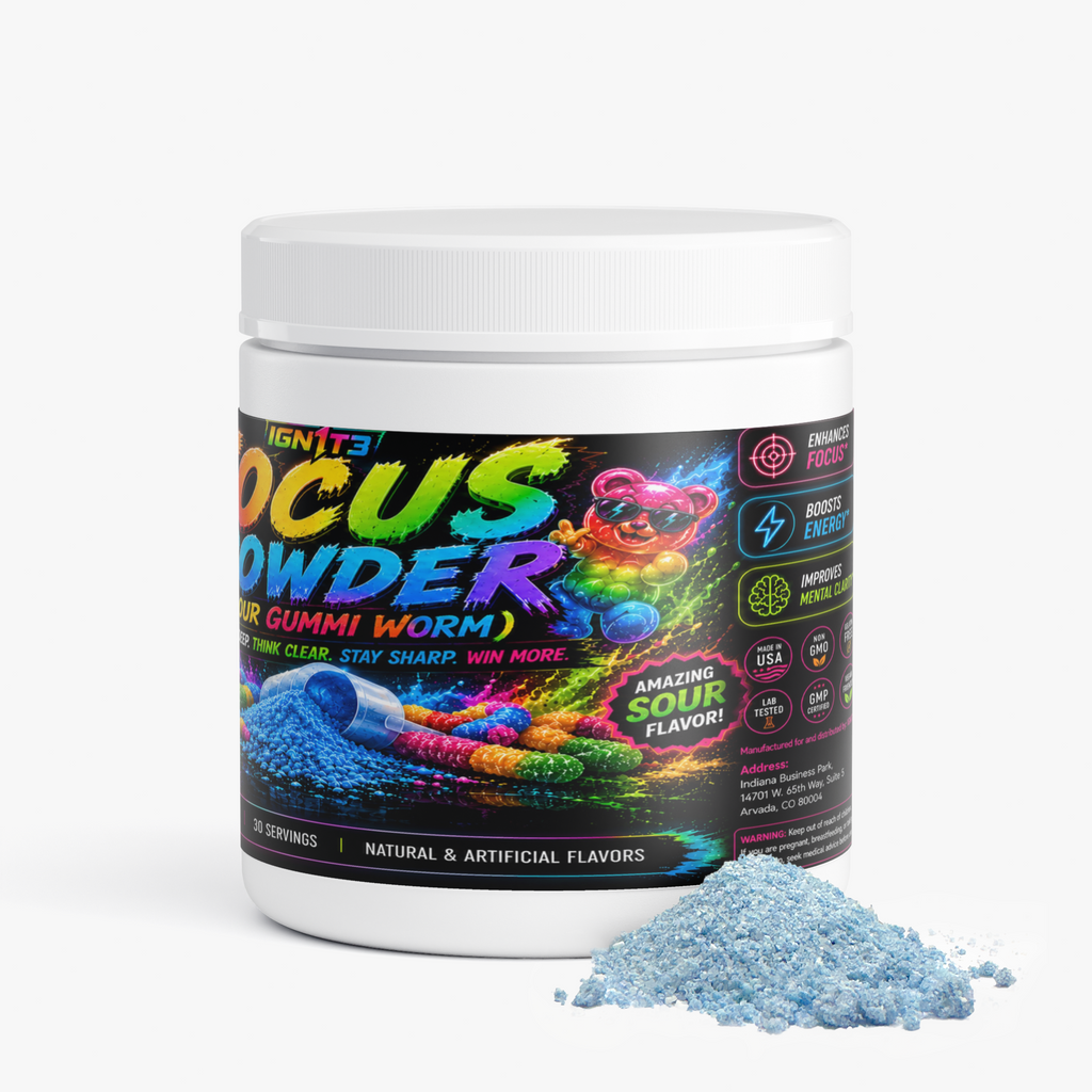 IGN1T3 - Focus Powder - Sour Gummi Worm Flavour