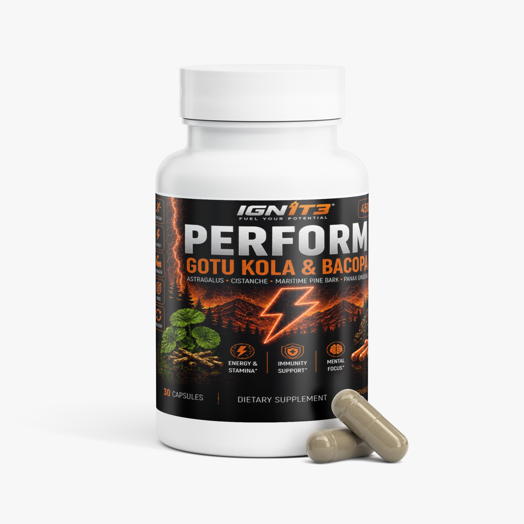 IGN1T3 - Performance - Gotu Kola & Bacopa Clarity -  6in1