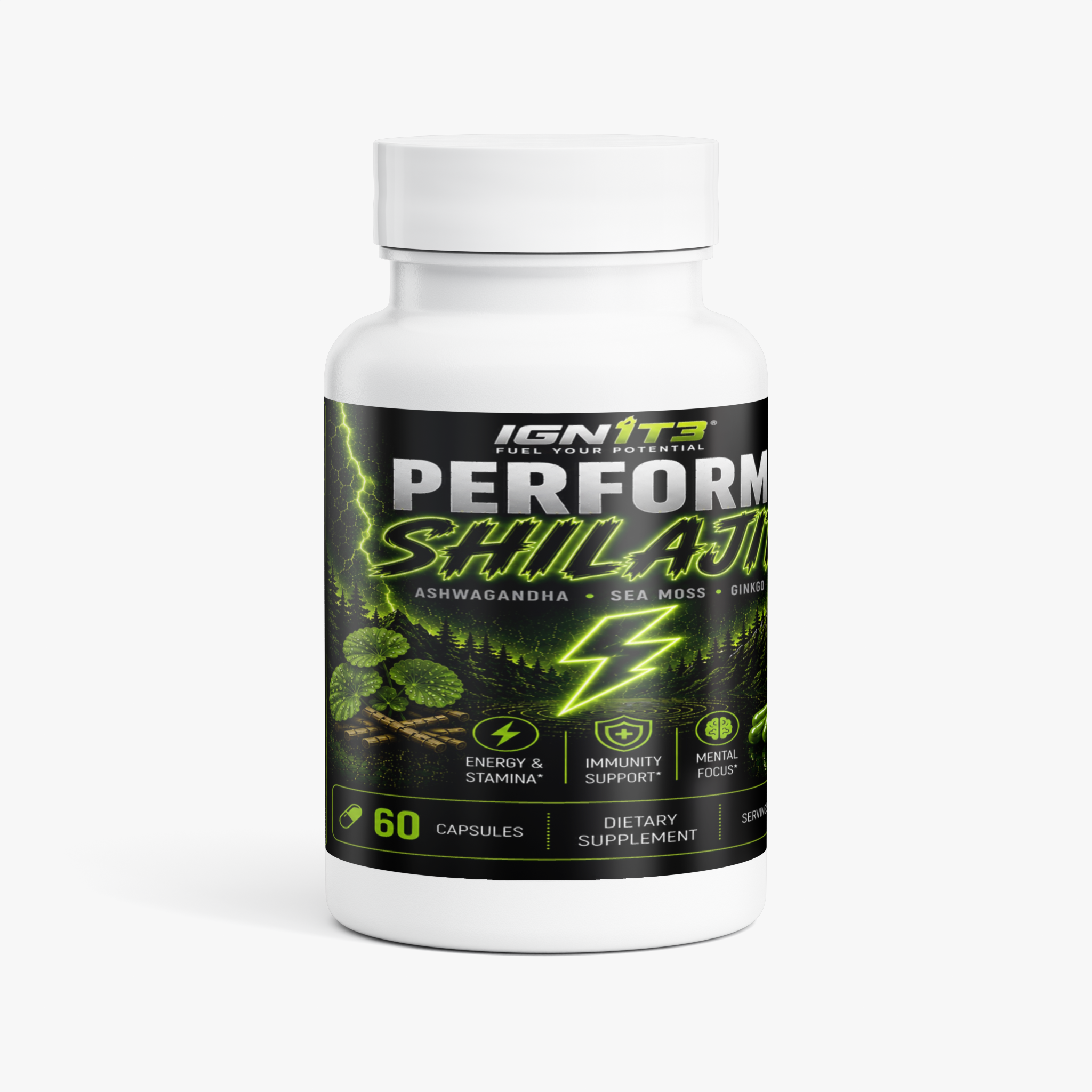 IGN1T3 - Performance - Shilajit Adaptogen - 4in1