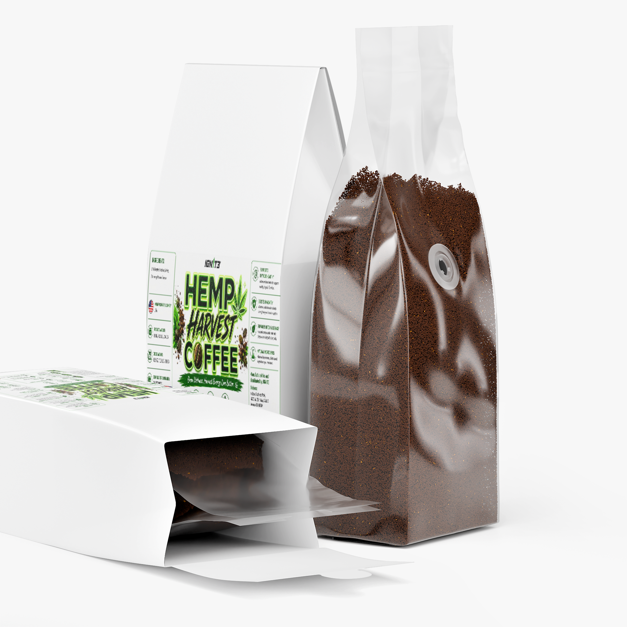 IGN1T3 - Hemp Harvest Coffee (Medium Roast)