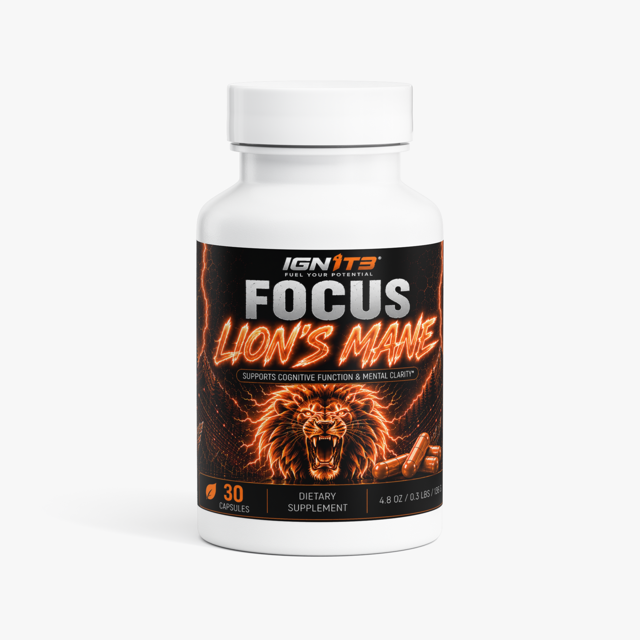 IGN1T3 - Focus - Lion's Mane Mushroom