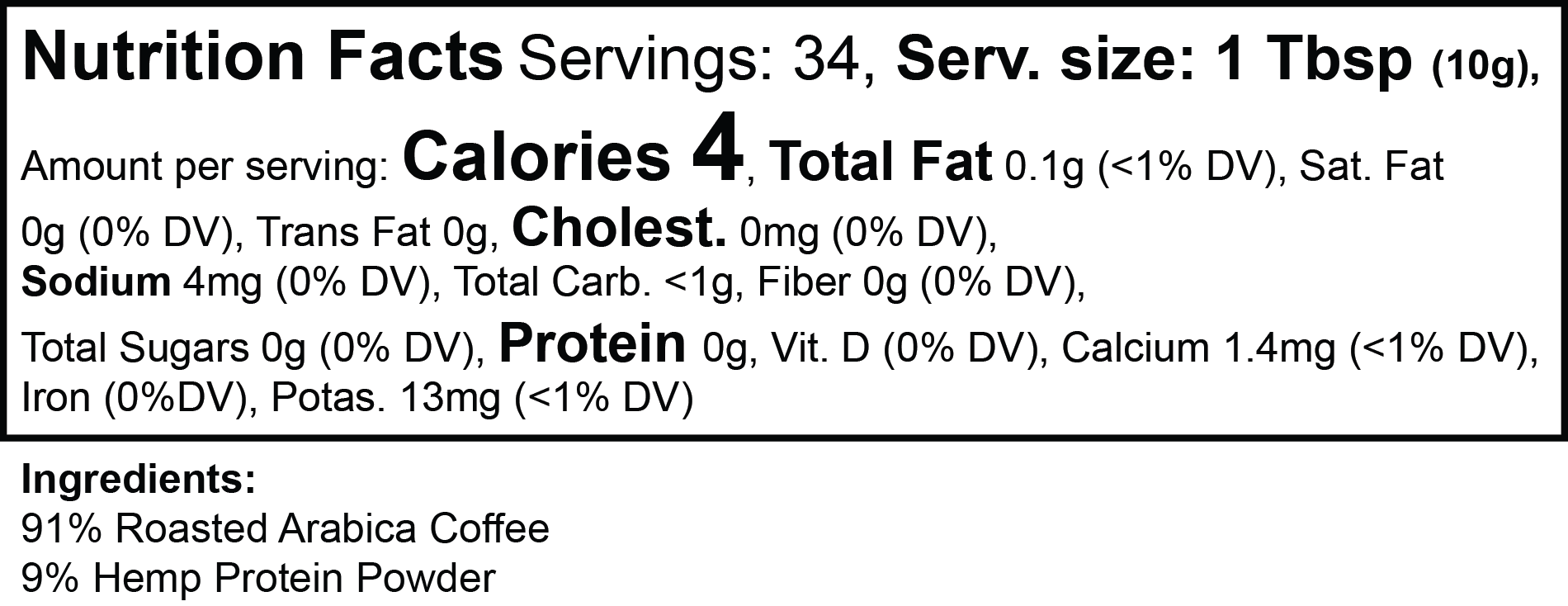 IGN1T3 - Hemp Harvest Coffee (Medium Roast)